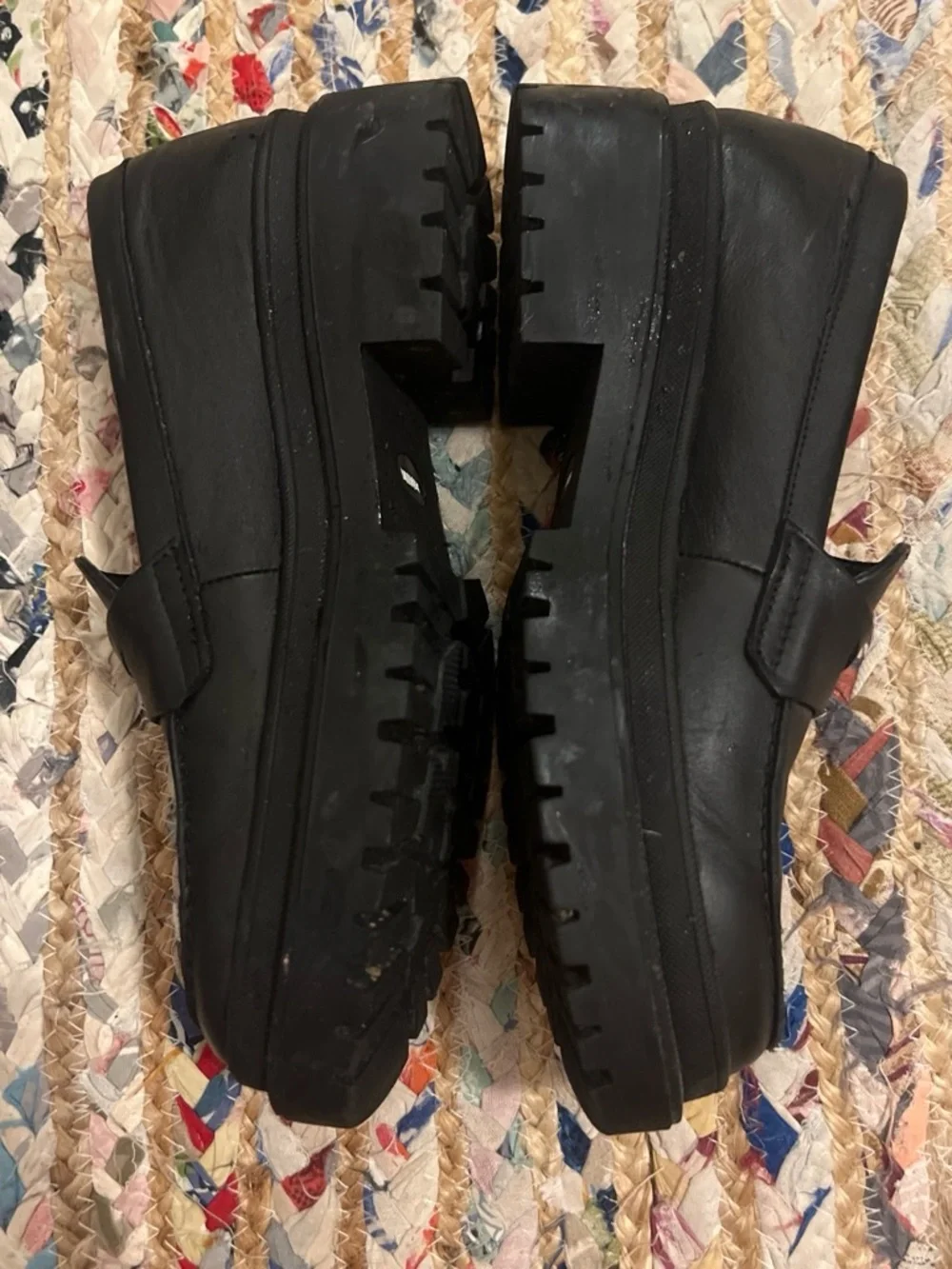Chunky Leather Loafers